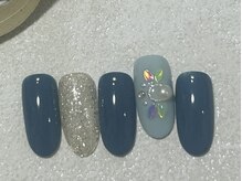 ひまりネイル(ひまりnail)/オーロラリーフネイル