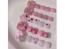 ピンクハルナネイル(pink haruna nail)の雰囲気（ワンホン/韓国/ビジューネイルなど可愛い系デザインに特化◎）
