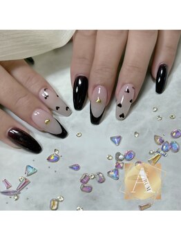 アルムネイル(ARUM nail)の写真/【短い爪・折れてしまった爪を、ご希望の長さへ】分厚くしすぎず、強度と美しさを両立した仕上がりです◎