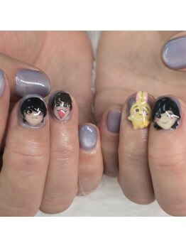 ミニオン 蕨店(minion)/推し活ネイル マグネットネイル