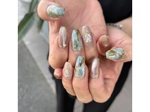 大理石ネイル