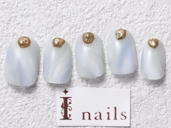 先端メタリックぷっくり¥8200