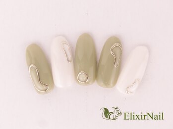 エリクサーネイル 神田(Elixir Nail)/シンプル/クーポン使用