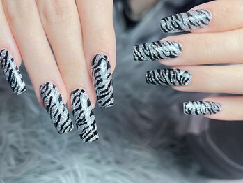 ダークハニー 池袋店(Dark Honey)/アニマル柄モダンネイル