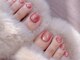 キャンディーネイル(candy nail)の写真/【フット持ち込み】ワンカラー￥10900/デザイン持ち込み￥14000★韓国パーツの種類も豊富で選び放題!!