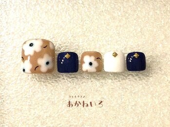 春夏フット　北欧フラワー