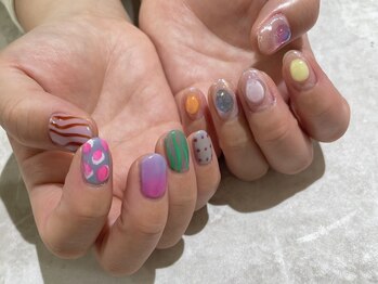 ネオリーブ 横浜店(Neolive aim)/持ち込みデザインパラジェル使用