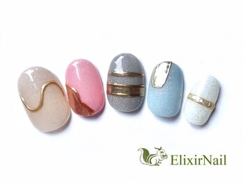 エリクサーネイル 五反田(Elixir Nail)/定額b カジュアル/クーポン使用