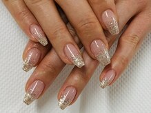 ダブルネイル(Double Nail)/【ほり】ラメグラデーション