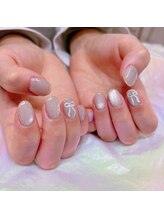 アイディールネイル(ideal nail)/マグネット×リボン追加