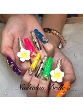 エスフィーネイルサロン ブリーユ(Esfy nailsalon Brille)/蛍光夏ネイル