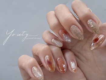 ユーティーネイル(Youty Nail)/マーブルニュアンス