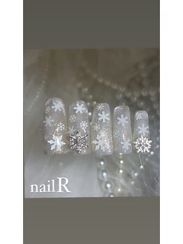 ネイルアール(nail R)/スノーフレークネイルです。