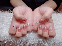 レアネイル 新宿(le'a nail)/ハートホロネイル