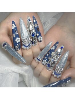 クロレ(Nail Salon COLORE)/ビジューネイル by. honoka