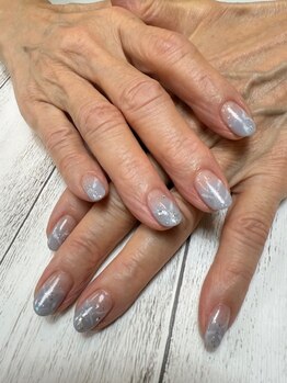 大理石風ネイル