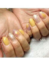 レッシュネイル サロンアンドスクール(RECH NAIL salon&school)/イエローネイル