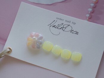 ネイルンデコ (Nailn Deco)/6月フットオススメ Nail ¥4980