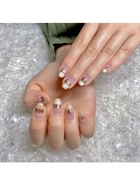 持ち込み☆クリスマス☆冬ネイル