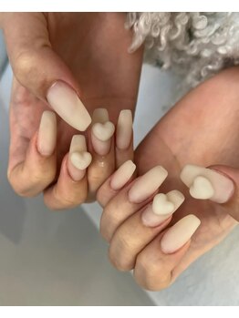 ロミー(Rommy)/ホワイトマットネイル