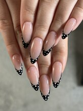 トップコート 下北沢店(Top Coat)/水玉フレンチ