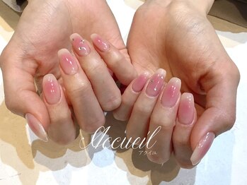 アクイユ 銀座店(ACCUEIL)/チークネイル