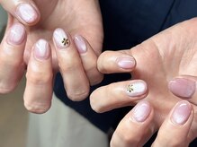 ヌル ネイル 堀江(NURU NAIL HORIE)/春色×桜！ぷるマグネイル♪