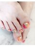 【FOOT】300色以上から選べる♪フットワンカラー ¥6,300