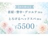 【8月限定】夏の疲れをリセット♪首肩背中デコルテ+とろけるヘッドスパ60分