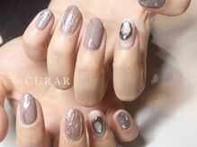 アイラッシュアンドネイル専門店 クラル(CURAR)/グレージュ　ニュアンス