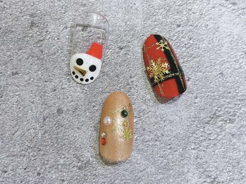 シェリーネイル(Cherie Nail)/クリスマス単品アート♪