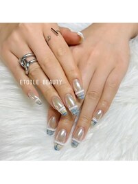 冬ネイル・ワンホン・チェック