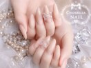 【スカルプ長さだしネイル】