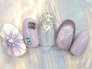 ティーエヌ 大船店/紫陽花ネイル☆6600円