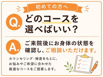 みのわ接骨院/どのコースを選べばいい?