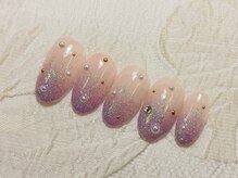 マーチ(March)/パステルパープルラメグラ