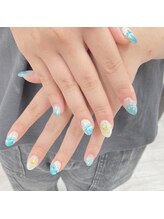 ネイルサロン エーナイン ザ ビッグ豊平店/持ち込みデザイン