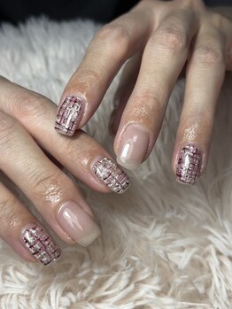 ウィムネイル(UIM NAIL)/ツイードネイル