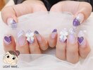 リボン×推しネイル♪