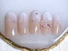 クリスタ(CRISTA)/ブライダルネイル　￥11000