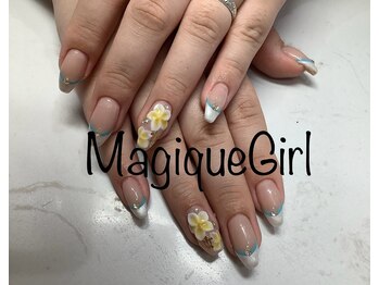 ネイルサロン マジックガール(Nail Salon MagiqueGirl)/【プルメリア】