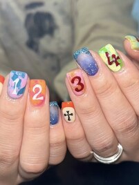 数字ネイル