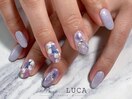 W-229 マグネット×紫陽花ネイル