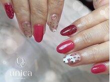 ユニカ(unica)/大人可愛いレオパードネイル