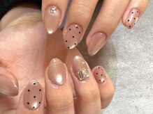 マグネット×ドットネイル♪