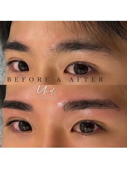 ウルド(Urd)の写真/お客様とスタッフ1人ずつのマンツーマンサロン!男性眉を知り尽くした専門性でクオリティの高い仕上がりに♪