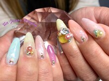 アン ジョーヌドラゴ/【ロングネイル】パールネイル