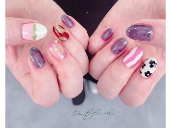 ネイルサロン ティフィン(tiffin)/～持ち込み色々MIXネイル～