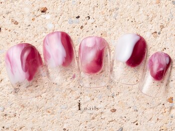 アイネイルズ 町田店(I nails)/クリアベース塗りかけ6480円