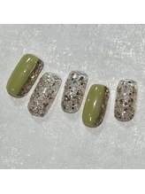 オーク アイラッシュアンドネイル たまプラーザ(OAK)/定額シンプルデザイン